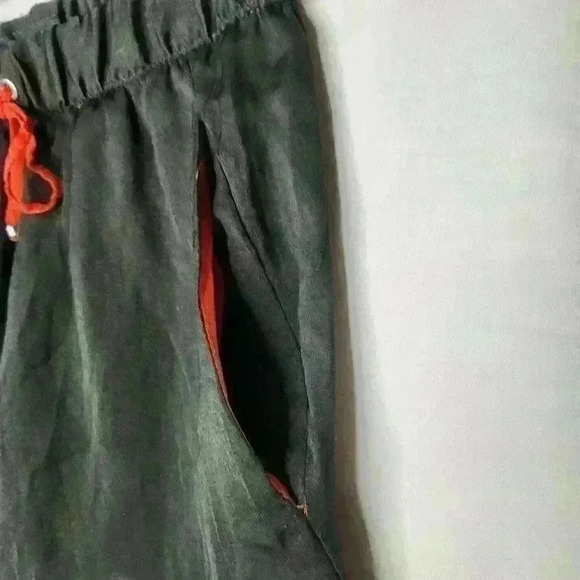 Zara Basic women's dark green satin lounge shorts size medium - Picture 6 of 9